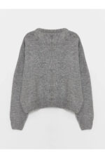 Lcw Casual Bisiklet Yaka Duz Uzun Kollu Kadin Triko Kazak - Resim 2