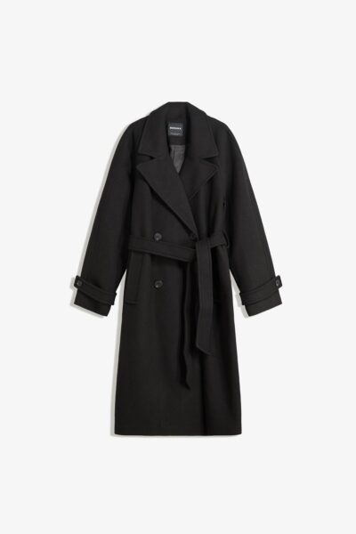 Kemerli Yumusak Trenckot - Resim 2