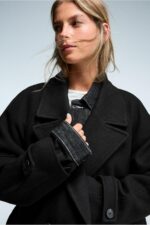 Kemerli Yumusak Trenckot - Resim 4