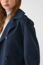 Kemerli Kisa Trenckot - Resim 4