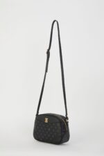 Siyah Monogram Kadin Omuz Cantasi 05Po22Y1534 - Resim 3