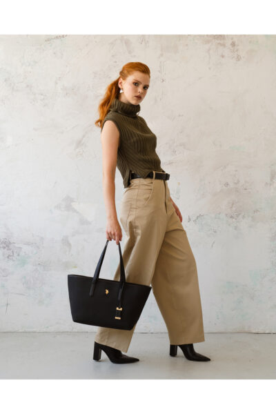 Siyah Kadin Omuz Cantasi Us25655 Online Exclusive - Resim 2