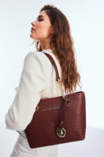 Bordo Kadin Omuz Cantasi Us8623 Online Exclusive - Resim 3