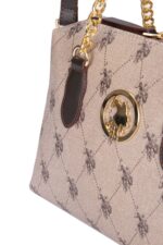 Vizon Kahve Kadin Omuz Cantasi Us8701 Online Exclusive - Resim 4