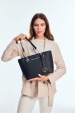 Siyah Kadin Omuz Cantasi Us8623 Online Exclusive - Resim 3