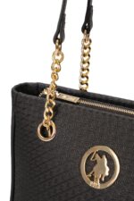 Siyah Siyah Kadin Omuz Cantasi Us8706 Online Exclusive - Resim 4