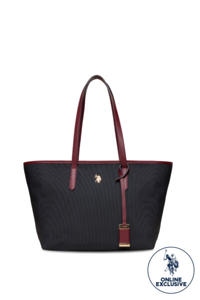 Lacivert Bordo Kadin Omuz Cantasi Us25655 Online Exclusive - Resim 1