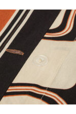 Abstract Art Dijital Baskili Soft Cotton Cift Kisilik Nevresim Seti Bej - Resim 3