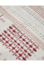 Floral Grid Pamuklu Cift Kisilik Nevresim Seti Gul Kurusu - Resim 4