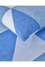 Triad Kolay Utulenir Cift Kisilik Nevresim Seti 200X220 Cm Mavi - Resim 3