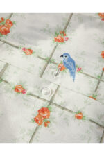 Mystery Birds Cift Kisilik Nevresim Seti Yesil - Resim 4