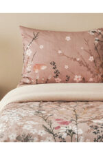 Sweet Spring Dijital Baskili Soft Cotton Cift Kisilik Nevresim Takimi Gul Kurusu - Resim 2