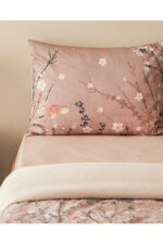 Sweet Spring Dijital Baskili Soft Cotton Cift Kisilik Nevresim Takimi Gul Kurusu - Resim 3