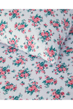 Rose Harmony Cift Kisilik Nevresim Seti Mavi - Resim 2