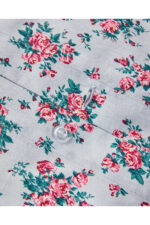 Rose Harmony Cift Kisilik Nevresim Seti Mavi - Resim 4