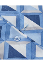 Mini Argyle Cift Kisilik Nevresim Takimi Mavi - Resim 4