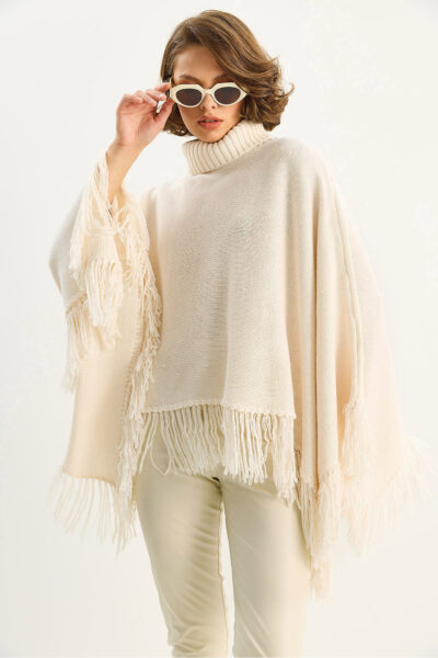 Kadin Bogazli Puskullu Triko Panco Tp251007 60283722 - Resim 2