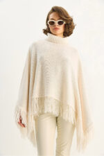 Kadin Bogazli Puskullu Triko Panco Tp251007 60283722 - Resim 3