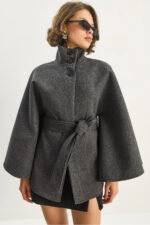 Kadin Kusakli Dik Yaka Kase Panco 0314 60283652 - Resim 1