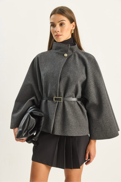 Kadin Gold Dugme Detayli Kemerli Panco 2712 60261570 - Resim 2