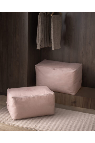 Cicek Desen Baskili 2 Li Hurc Pudra - Resim 1