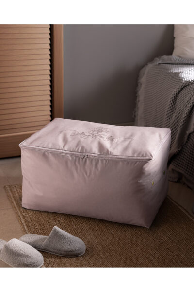 Cicek Desen Baskili Hurc Pudra 64X41X35 Cm - Resim 1