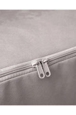 Cicek Desen Baskili 2 Li Hurc Gri - Resim 3