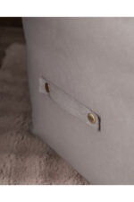 Cicek Desen Baskili 2 Li Hurc Gri - Resim 4