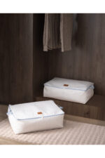 Nuage 2 Li Baza Alti Hurc Beyaz Acik Mavi - Resim 1