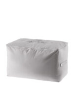 Cicek Desen Baskili Hurc Gri 64X41X35 Cm - Resim 1