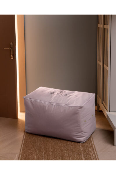 Cicek Desen Baskili Hurc Pudra 74X46X46 Cm - Resim 1