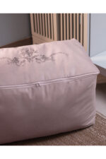 Cicek Desen Baskili Hurc Pudra 74X46X46 Cm - Resim 2