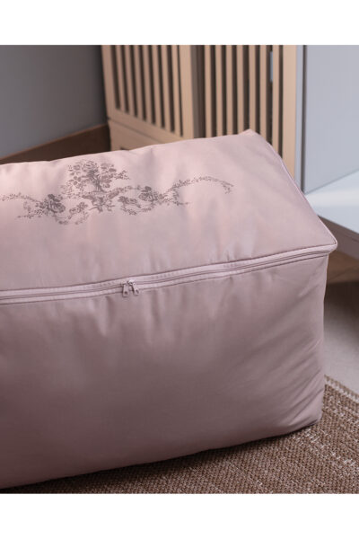 Cicek Desen Baskili Hurc Pudra 74X46X46 Cm - Resim 2