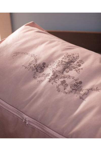 Cicek Desen Baskili Hurc - Resim 2