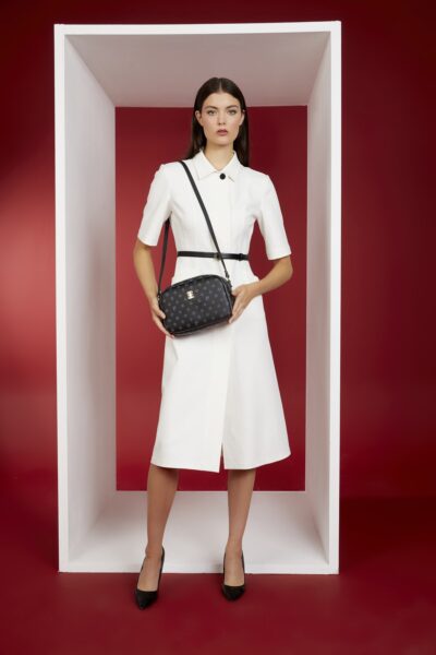 Siyah Monogram Kadin Omuz Cantasi 05Po22Y1538 - Resim 1