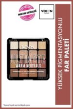 Goz Fari Paleti New Glamour Multi Finish Eyeshadow Palette 01 Earth Tones Yuksek Pigmentli - Resim 4