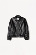 Oversize Suni Deri Ceket - Resim 2