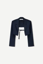 Super Crop Blazer - Resim 2