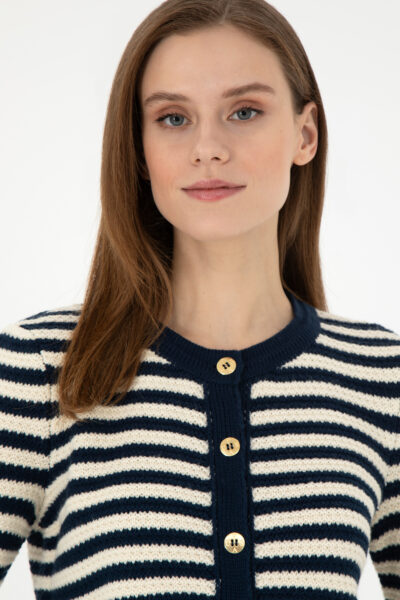 Kadin Lacivert Triko Hirka 50297119 Vr033 - Resim 2