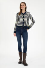 Kadin Lacivert Triko Hirka 50297119 Vr033 - Resim 4