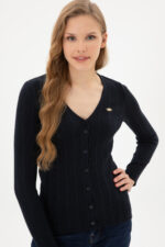 Kadin Lacivert Basic Triko Hirka 50313580 Vr033 - Resim 2