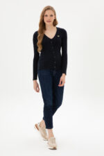 Kadin Lacivert Basic Triko Hirka 50313580 Vr033 - Resim 4