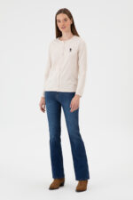 Kadin Krem Basic Triko Hirka 50313624 Vr071 - Resim 4