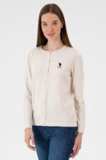 Kadin Krem Basic Triko Hirka 50313624 Vr071 - Resim 1