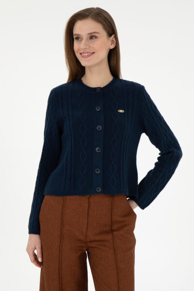 Kadin Lacivert Triko Hirka 50297097 Vr033 - Resim 1