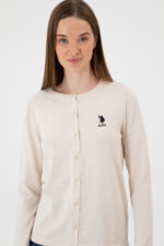 Kadin Krem Basic Triko Hirka 50313624 Vr071 - Resim 2