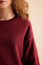 Regular Fit Normal Kalip Basic Duz Ici Kalin Polarli Esofman Takimi D8022Axns - Resim 4