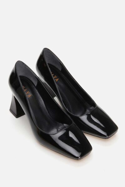Siyah Kadin Klasik Topuklu Ayakkabi 01Ayy299100A100 - Resim 2