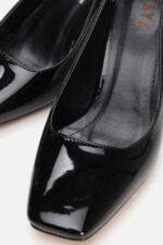 Siyah Kadin Klasik Topuklu Ayakkabi 01Ayy299100A100 - Resim 3