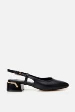 Siyah Klasik Topuklu Ayakkabi 01Ayy308210A100 - Resim 4